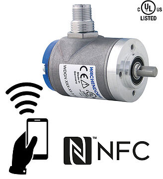 Shaft Encoder via NFC configurable, WDGN 36K