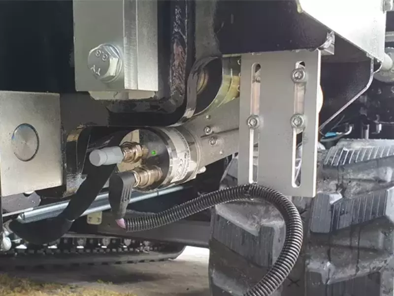 Drehgeber in Horizontal-Bohrmaschine