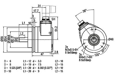 Zeichnung drawing WDGI58B SH