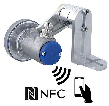 Robustes Längenmesssystem LMSCA32-WDGN mit Drehgeber WDGN36A konfigurierbar über NFC Robustes Längenmesssystem LMSCA32-WDGN mit Drehgeber WDGN36A konfigurierbar über NFC