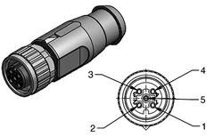 CEW12067B Drehgeber Kabeldose