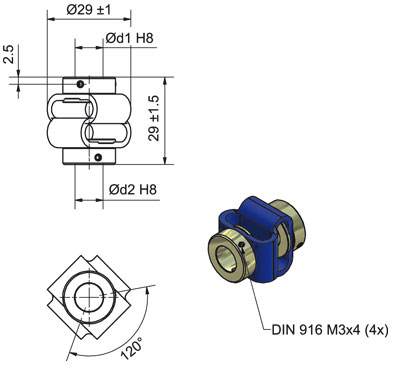 Z DSK29 coupling encoder