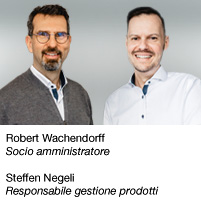 Robert Wachendorff Socio amministratore  Steffen Negeli Responsabile di prodotto encoder